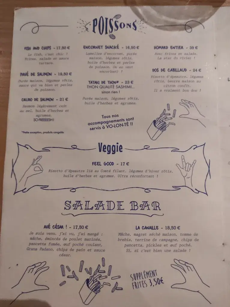 Menu_La Côte & l'Arête Clermont-Ferrand_Clermont-Ferrand_image_3