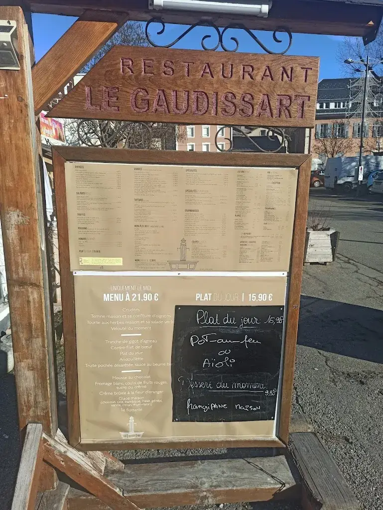 Menu_Restaurant Brasserie le Gaudissart_Barcelonnette_image_1