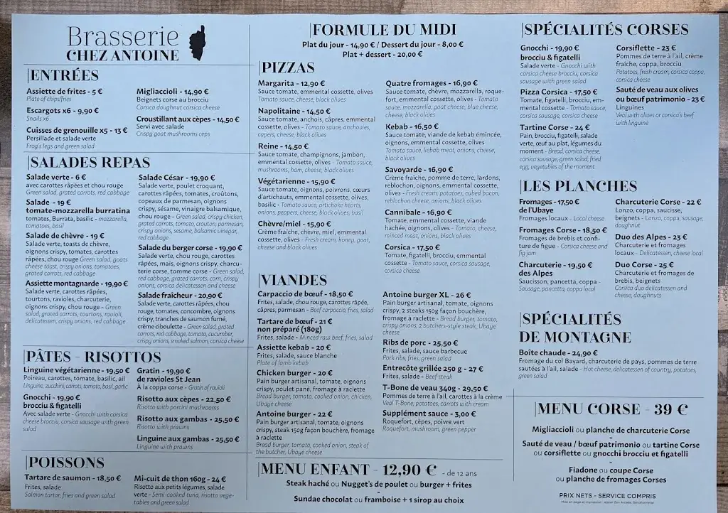Menu_Brasserie Chez Antoine_Barcelonnette_image_1