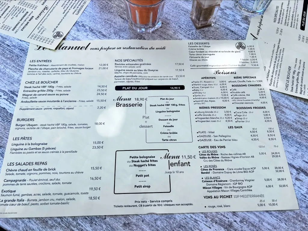 Menu_Brasserie Le Manuel_Barcelonnette_image_2