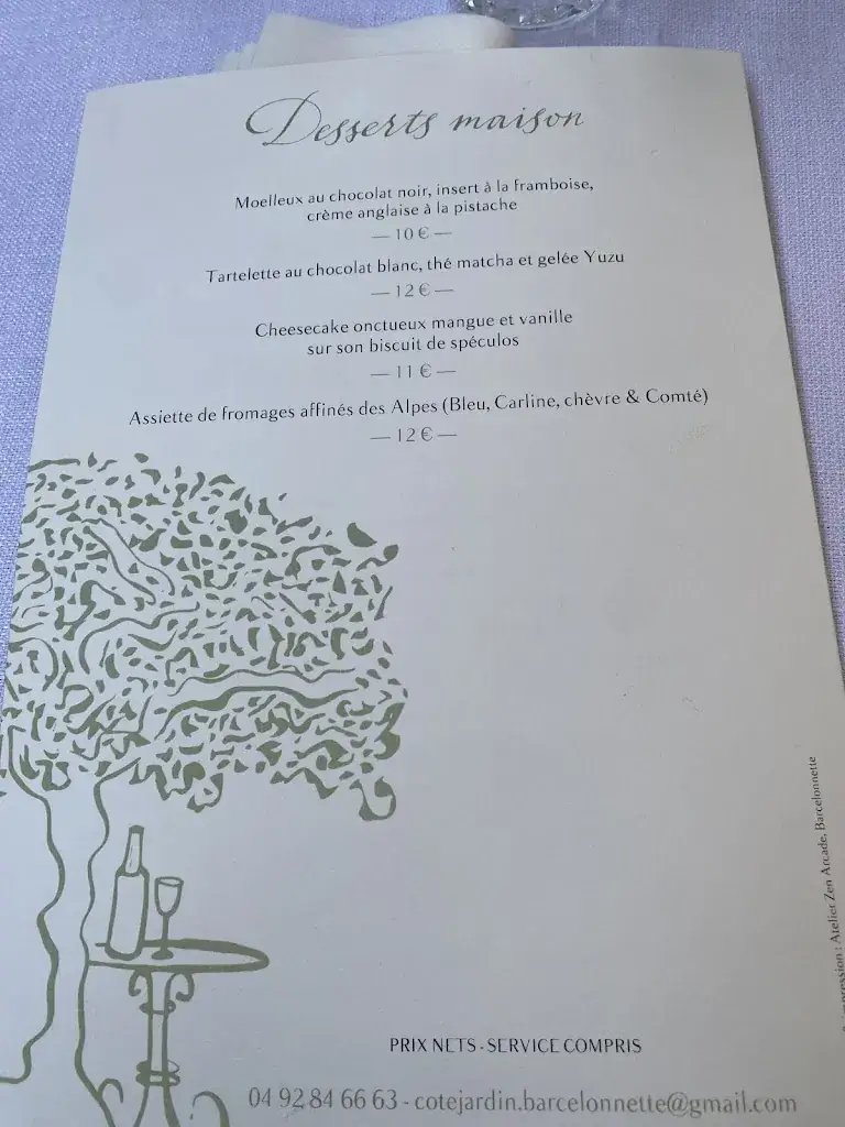 Menu_Restaurant Côté Jardin_Barcelonnette_image_3
