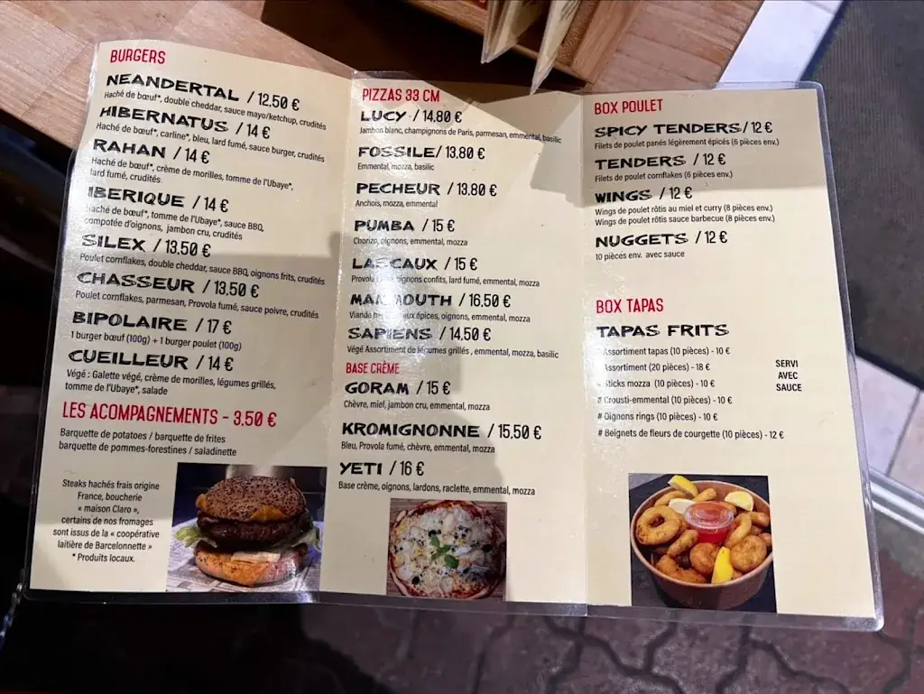 Menu_Le Kro-magnon_Barcelonnette_image_3