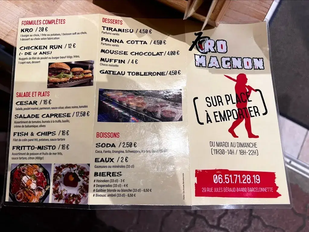 Menu_Le Kro-magnon_Barcelonnette_image_4