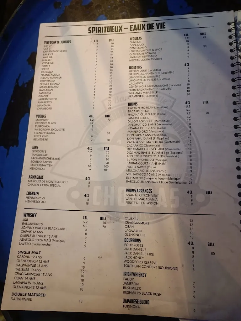 Menu_Choucas Bar_Barcelonnette_imagen_1