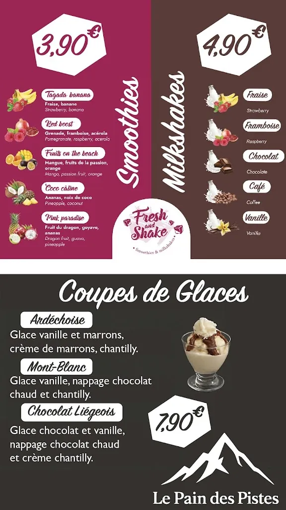 Boulangerie le Pain Des Pistes - Barcelonnette restaurant à Barcelonnette