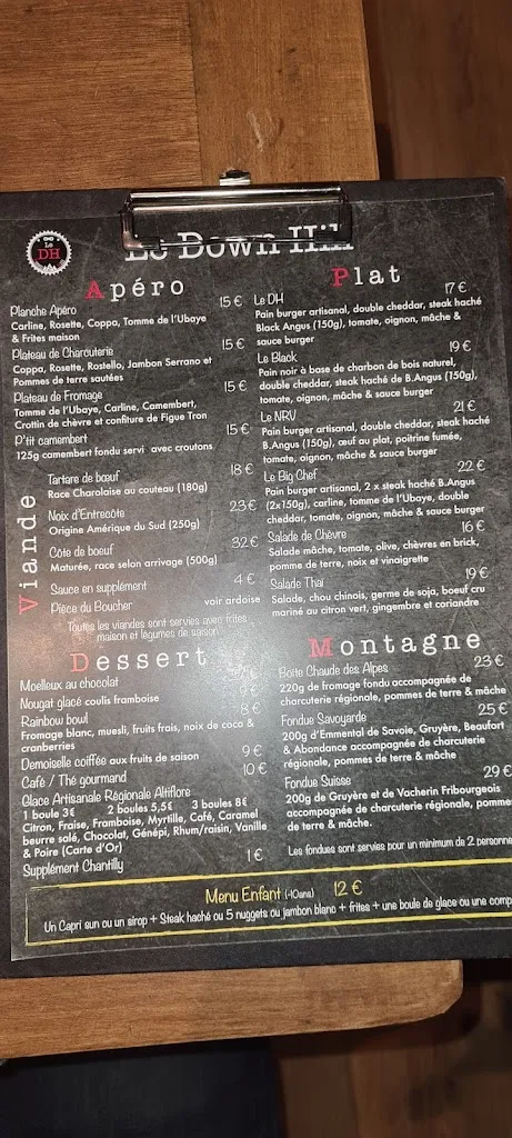 Menu_Le Down Hill_Uvernet-Fours_image_3