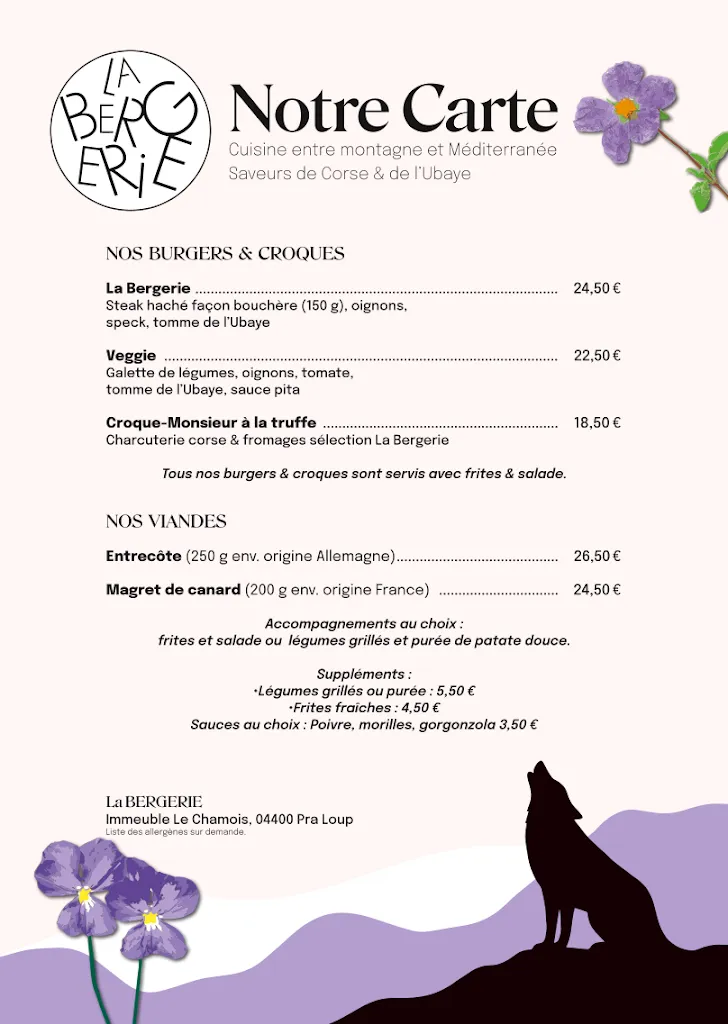 Menu_La Bergerie_Uvernet-Fours_image_3
