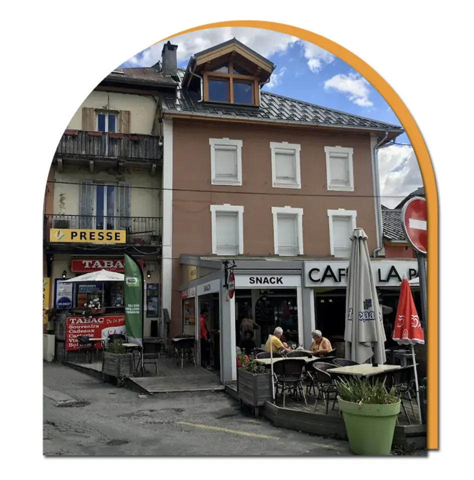 Café de la Paix restaurant in Barcelonnette