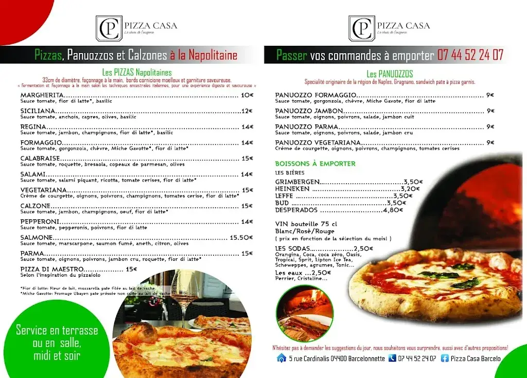 Menu_Pizza Casa_Barcelonnette_image_1