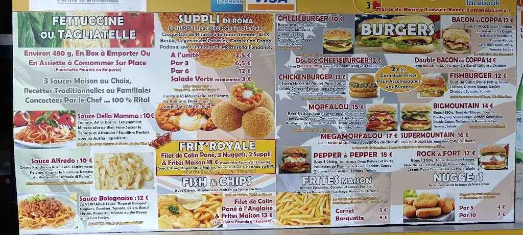 Menu_LE CAMION JAUNE L'ITALO AMERICANO FOODTRUCK TRAITEUR_Saint-Pons_image_1