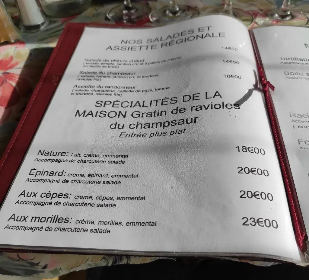 Menu_Restaurant Le Piolet_Jausiers_image_1