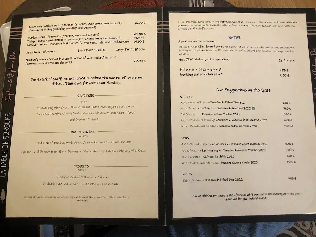 Menu_La Table de Sorgues - Restaurant_Sorgues_image_2