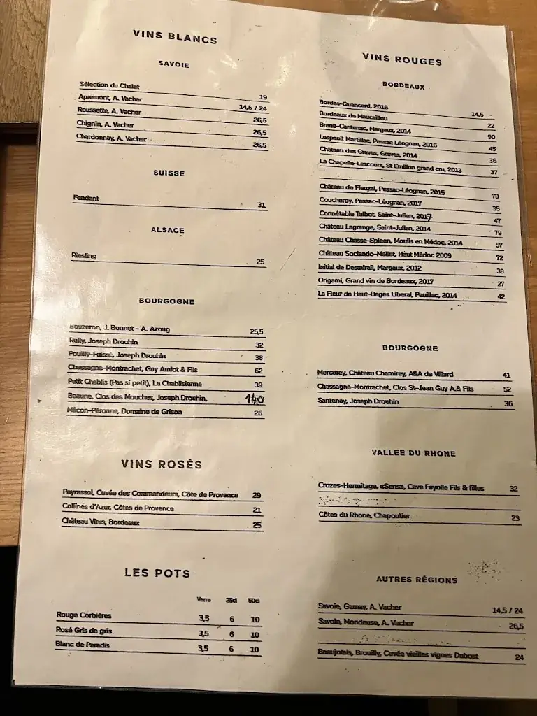 Menu_Le Chalet De Neuilly_Neuilly-sur-Seine_image_4