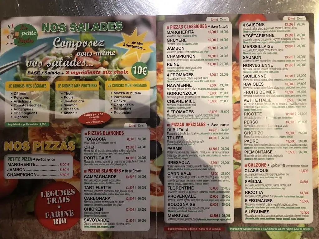 Menu_La Petite Italie_Beausoleil_immagine_1