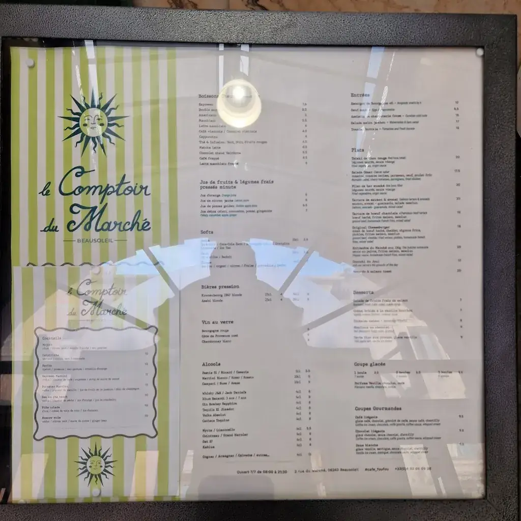 Menu_Le Comptoir Du Marché_Beausoleil_image_2