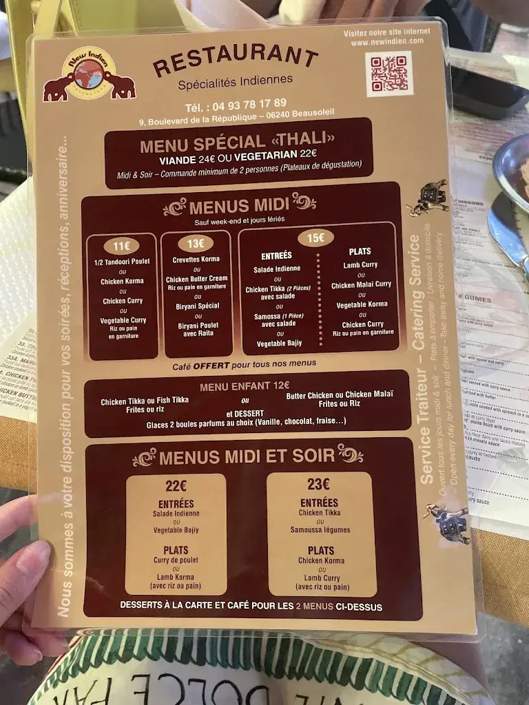 Menu_New Indien Restaurant_Beausoleil_image_3
