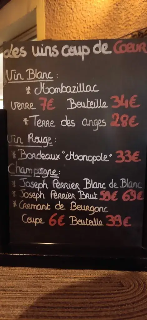 Menu_RESTAURANT DES ARCADES_Belgentier_image_4