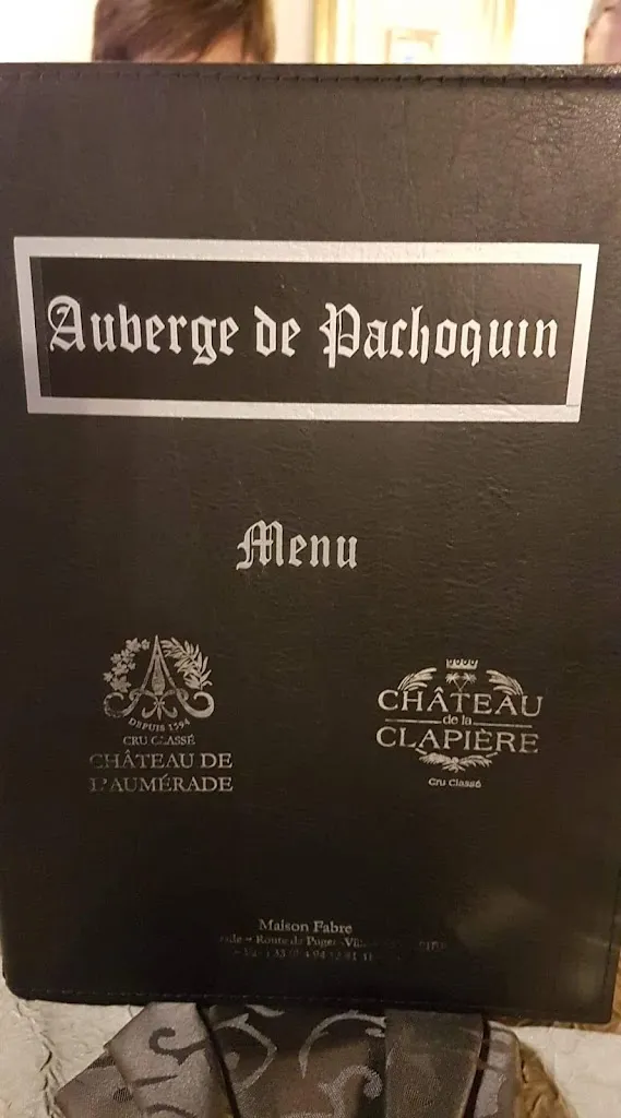 Menu_Auberge de Pachoquin_Belgentier_image_1