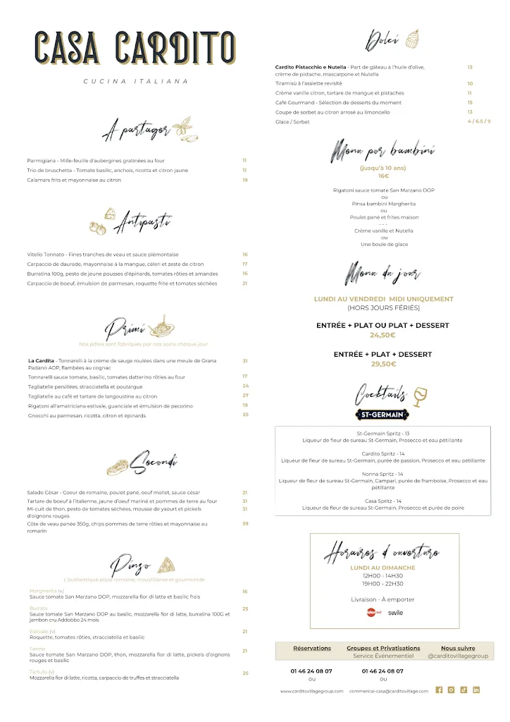 Menu_Casa Cardito_Neuilly-sur-Seine_imagen_1
