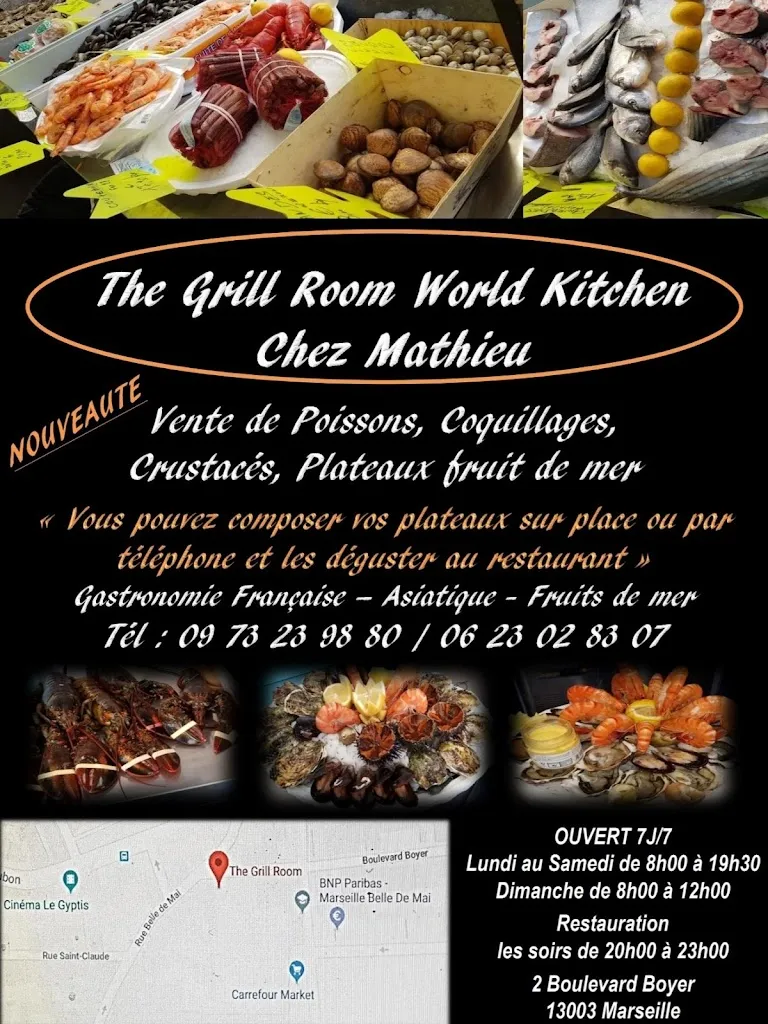 Menu_The Grill Room World Kitchen_Marseille_immagine_1