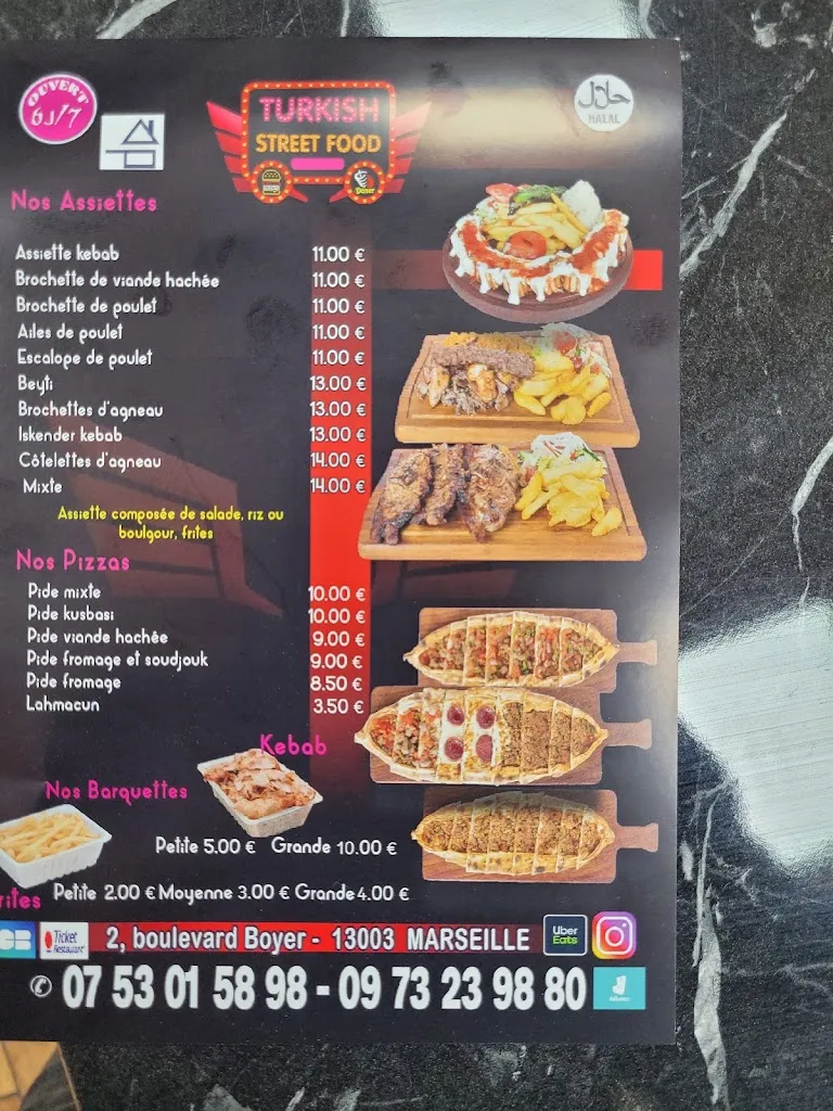 Menu_Turkish Street Food_Marseille_image_3