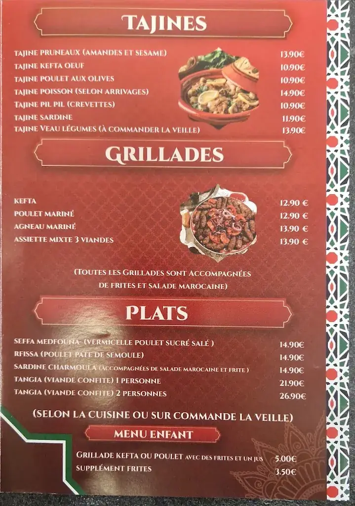Menu_L'escale marocaine_Marseille_image_1