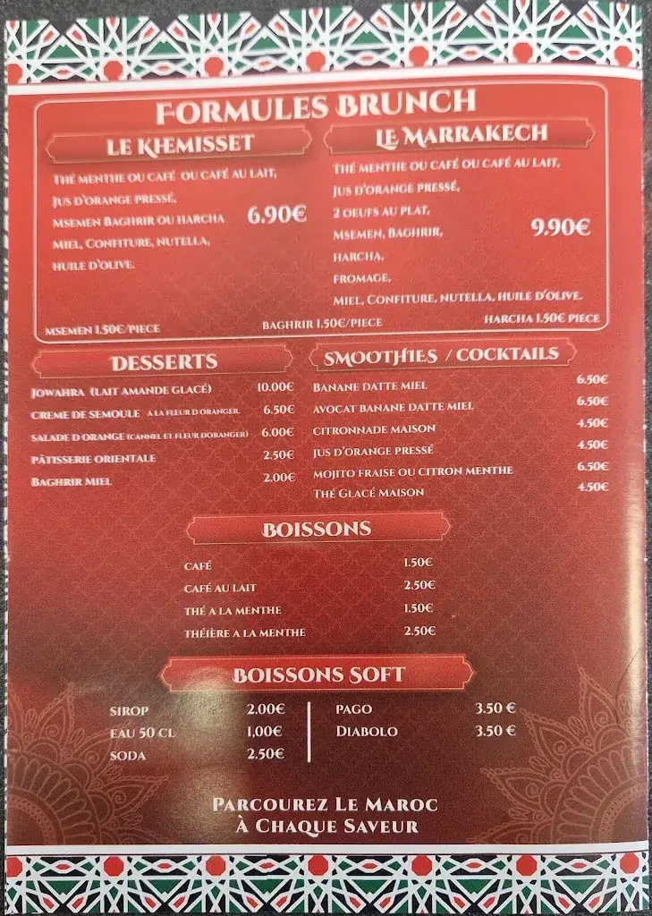 Menu_L'escale marocaine_Marseille_image_2