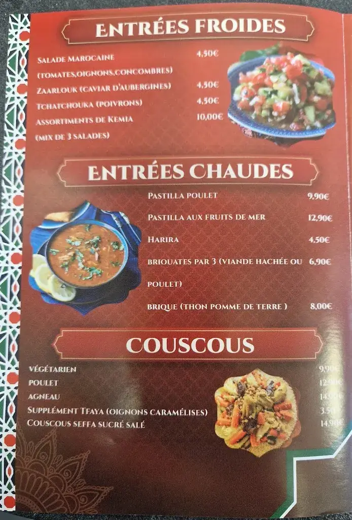 Menu_L'escale marocaine_Marseille_image_3