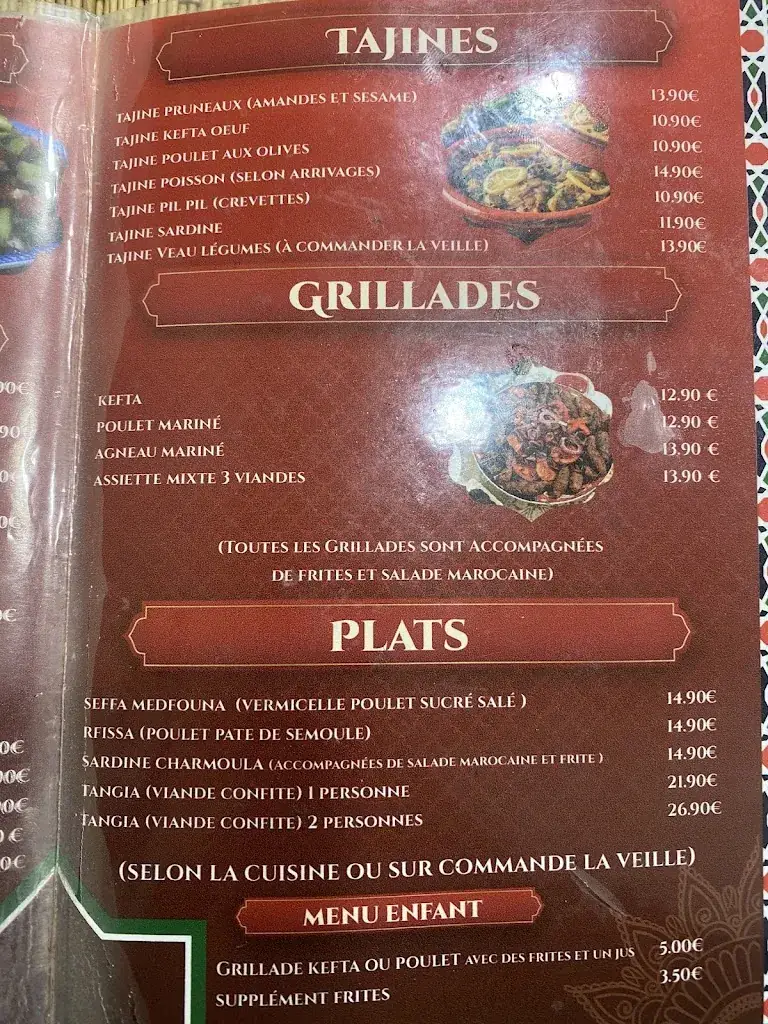 Menu_L'escale marocaine_Marseille_image_4
