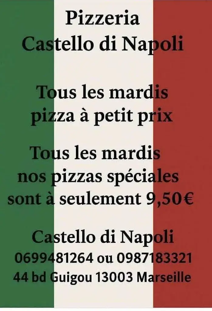 Menu_Castello Di Napoli_Marseille_image_4