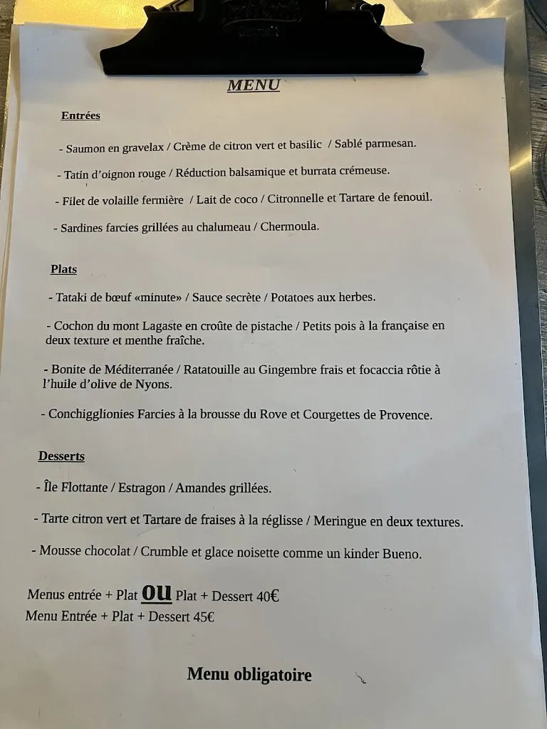 Menu_La Delicatesse - Restaurant Marseille_Marseille_image_1