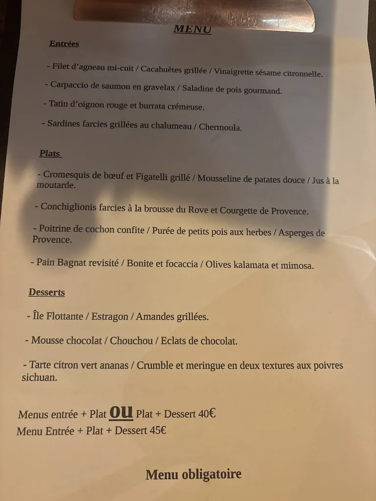 Menu_La Delicatesse - Restaurant Marseille_Marseille_image_2