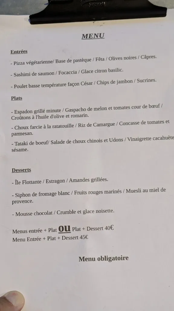 Menu_La Delicatesse - Restaurant Marseille_Marseille_image_4