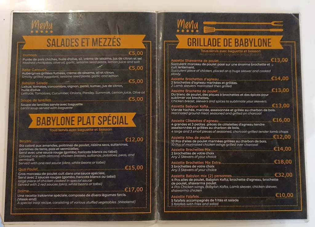 Menu_Melan grill Restaurant_Marseille_image_1