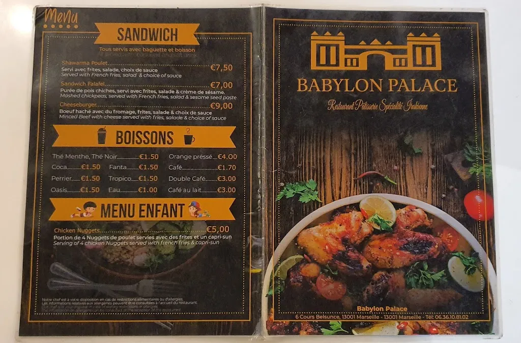 Menu_Melan grill Restaurant_Marseille_image_2