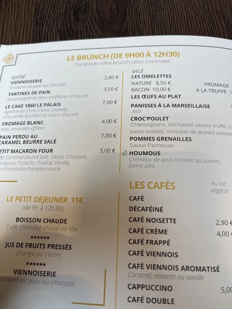 Menu_1860 Le Palais_Marseille_image_1