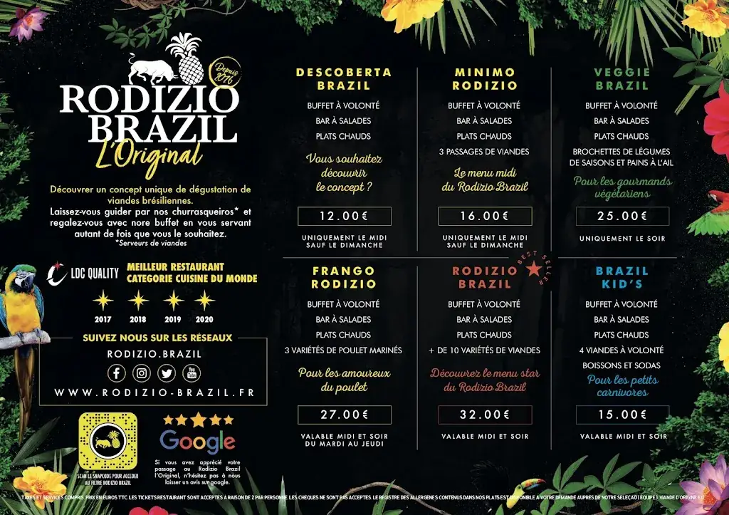 Menu_Rodizio Brazil - Marseille_Marseille_image_3