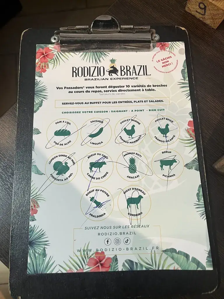 Menu_Rodizio Brazil - Marseille_Marseille_image_4