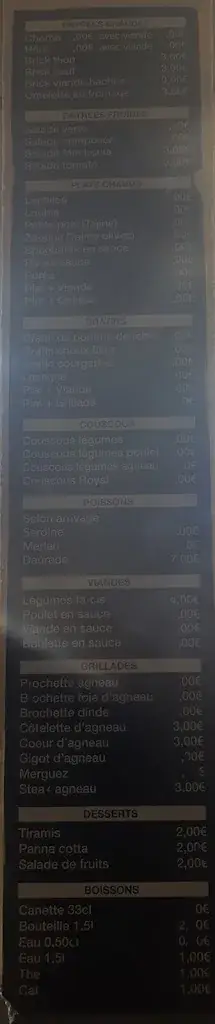 Menu_La Marmite Du Maghreb_Marseille_image_1