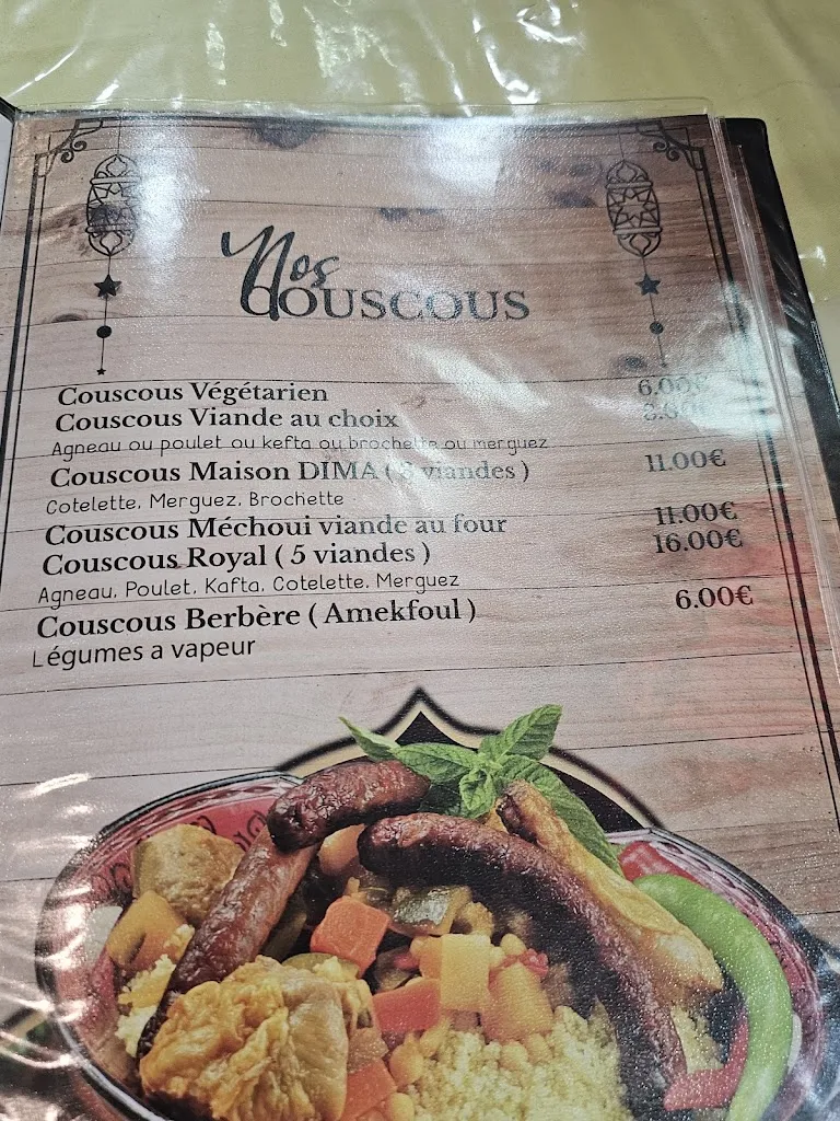 Menü_Dima - Café restaurant oriental_Marseille_Bild_1