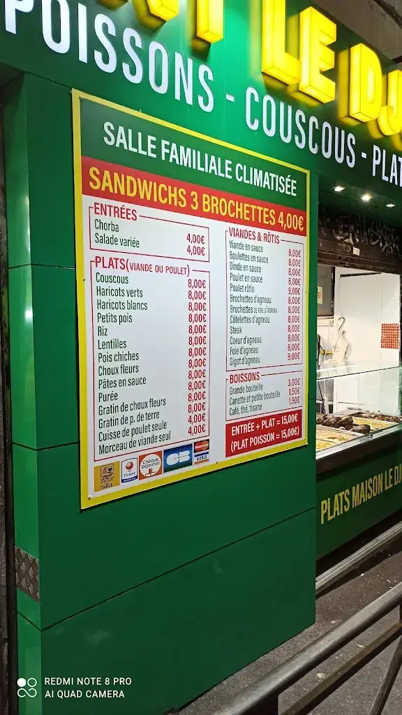 Menu_Restaurant Le Djura_Marseille_immagine_3