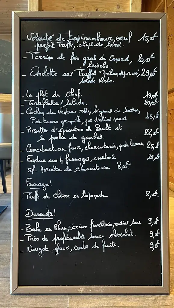 Menu_Le Chalet Reynard_Bédoin_image_3