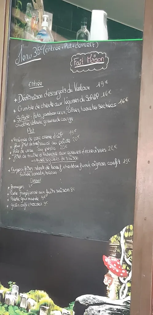 Menu_Restaurant Le Lutin Du Ventoux_Bédoin_immagine_4