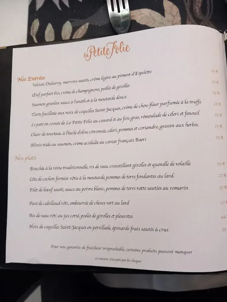 Menu_La Petite Folie_Neuilly-sur-Seine_image_2