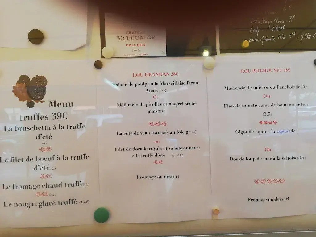 Menu_La Gousse d'Ail_Bédoin_image_1