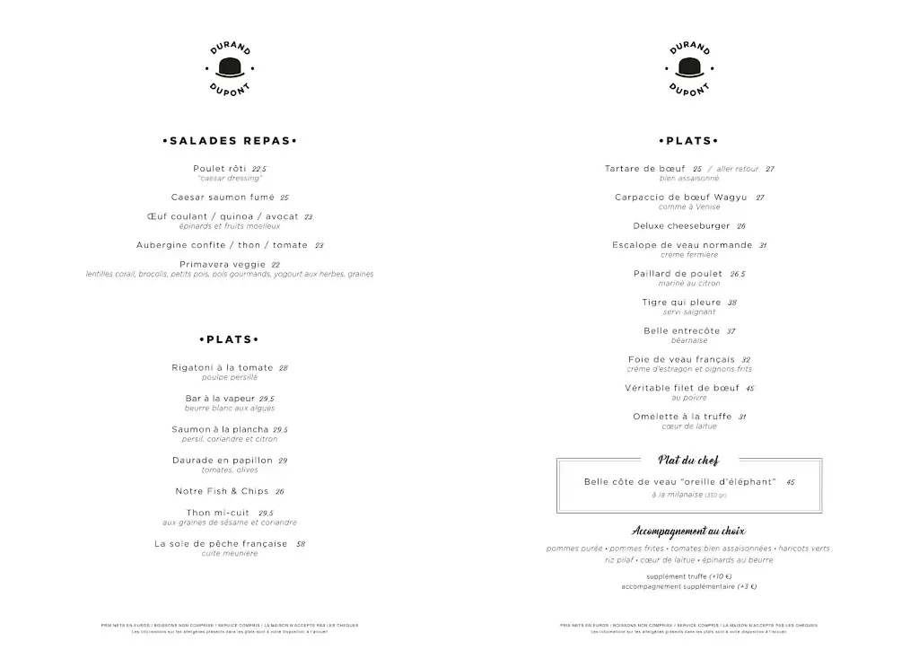 Menü_Durant Dupont_Neuilly-sur-Seine_Bild_3