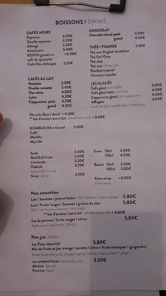 Menu_Pista Cycling Café_Bédoin_image_1