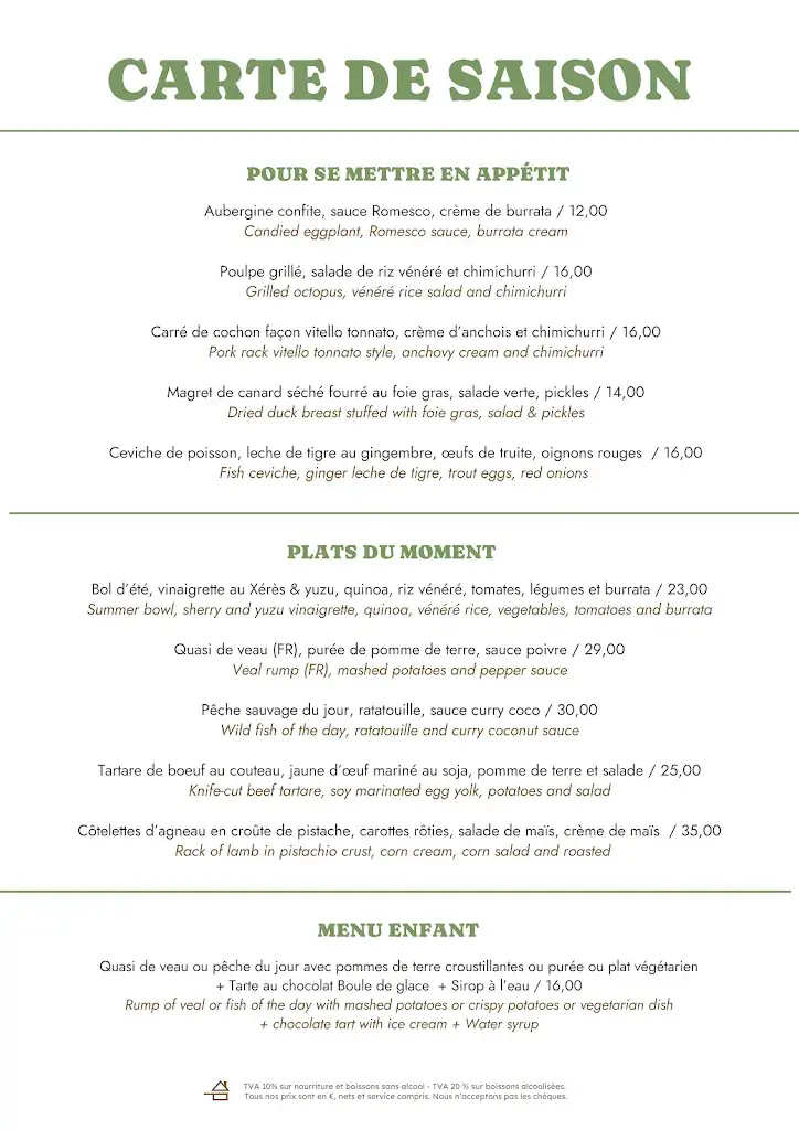 Menu_Le Belvédère - Restaurant & buvette_Crillon-le-Brave_image_1