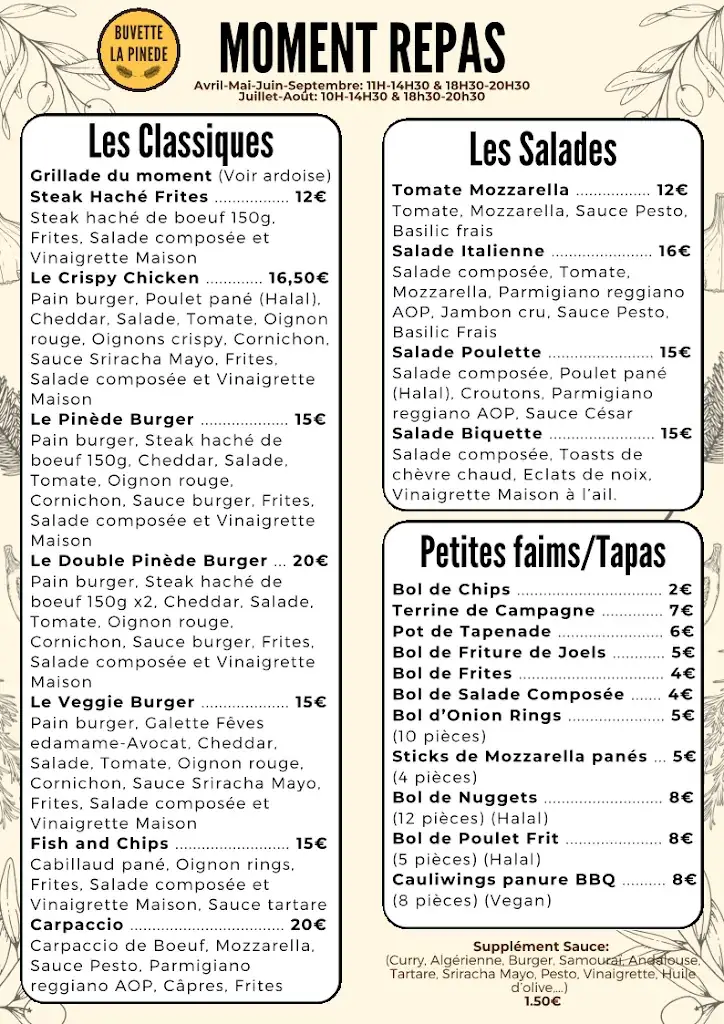 Menu_Buvette La Pinède_Bédoin_image_1
