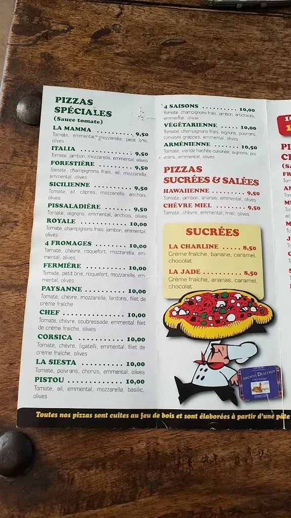Menu_Pizzeria La Mamma_Bédoin_imagen_3